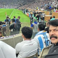 Mammootty Mohanlal share selfies from FIFA World Cup Final say what a moment