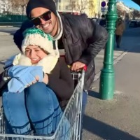 Hansika Motwani rides around Budapest on e scooter during Europe honeymoon with Sohael Kathuriya