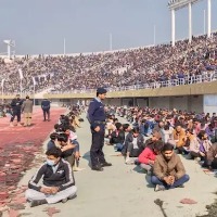 written test for conistable jobs held in pakisthan stadium