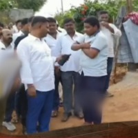 MLA Kethireddy got surprised after a boy reply