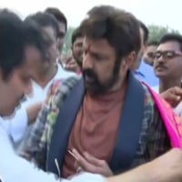 Balakrishna gets anger over a fan in Ongole