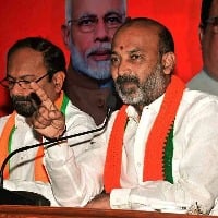 Telangana BJP chief booked for protest at Kamareddy collectorate