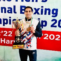 Telangana boxer hussamuddin clinches gold at national mens boxing championship