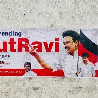DMK puts Get out Ravi Posters in Tamil Nadu