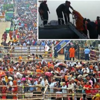 Gangasagar Mela Coast Guard rescues 511 pilgrims stranded at sea in two ferries