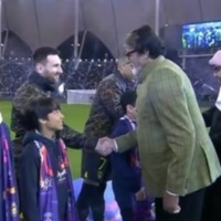 Ronaldo and Messi meet Amitabh Bachchan ahead of PSG vs Saudi All Star XI match