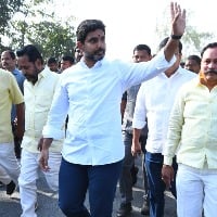Lokesh Padayatra continues in Palamaneru constituency 