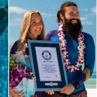 Couple Set Guinness World Record For The Longest Underwater Kiss