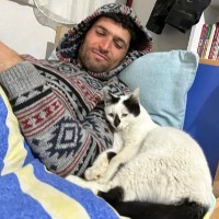 Rescued Cat Refuses To Leave Man Who Saved It