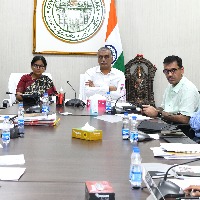 Minister for Health and Family Welfare Harish Rao presided over a meeting on road safety measures