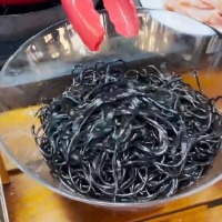 Video of black noodles goes viral on social media
