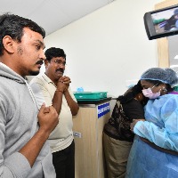 Governor Tamilisai visited the NIMS Hospital to enquire the health condition of a Medical PG Student