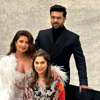 Ram Charan attends pre-Oscars event with wife Upasana