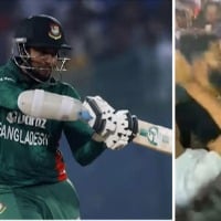 Bangladesh Skipper Shakib Al Hasan Beats Fan With Cape