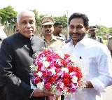 CM Jagan met governor Abdul Nazeer
