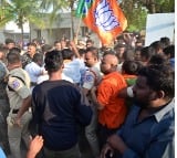 policet stopped mla raghunandan rao at bommalaramaram ps