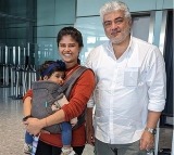 A perfect gentleman: Ajith helps young mum at London airport, carries her bag