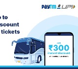 Paytm offers up to Rs 300 instant discount on booking bus tickets via Paytm UPI