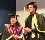 CM KCR’s couple congratulated their grandson Himanshu Rao on receiving 12th class Graduation certificate