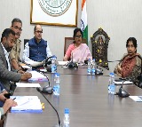 CS Smt Santhi Kumari held a meeting with the MEA officials in BRKR Bhavan 
