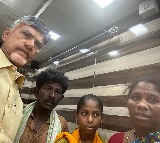 Chandrababu throws Selfie Challenge to minister Ambati 