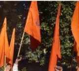 BJP, Bajrang Dal workers recite Hanuman Chalisa at Congress office in Hyderabad