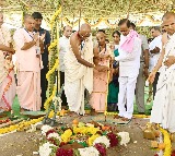 Foundation laid for 400ft Hare Krishna Heritage Tower in Hyderabad