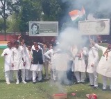 Karnataka elections: Celebrations at Congress HQ in Delhi
