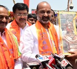 Bandi Sanjay says Karnataka camp politics in Hyderabad