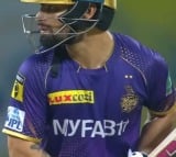 MS Dhoni  jersey for Rinku Singh after KKR star batting class in Chepauk