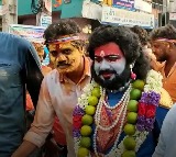 Tirupati gangamma darshans as matangi on the Sixth day of tirupati gangamma jatara