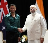 Modi meets Australian singer Guy Sebastian in Sydney