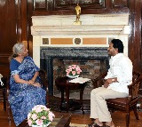 CM Jagan met union finance minister Nirmala Sitharaman 