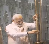 PM Modi Installed Sengol At Lok Sabha Speaker Chair
