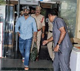 Ram Charan spotted at Hyderabad airport while his return from Sharwanand wedding in Jaipur 