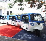 100 Mahindra Treo electric autos flagged off on World Environment Day in Hyderabad