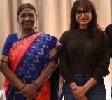 Actress Samantha met President Draupadi Murmu