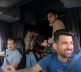 Rahul Gandhi enjoys truck ride from Washington to New York