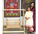 Prajwala Foundation gifts a cradle to Upasana and Ram Charan