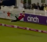 Sussex Brad Currie Takes one of the best catch