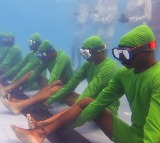 International Yoga Day: Army battalion holds underwater Yoga session in Kerala