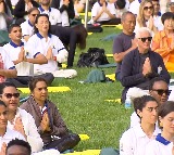 UNGA President, Richard Gere join PM for yoga session at UN headquarters