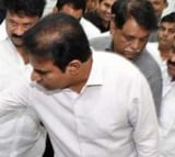 KTR and Talasani meet workers who injured in flyover collapse
