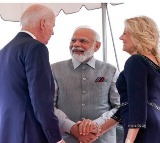 Indian Prime Minister Modi meets Joe biden jill biden