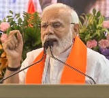 Modi touches five issues, including nepotism and UCC, in his first public meeting after US trip