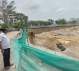 sudden land subsidence in kukatpally causes furore