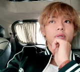 'BTS' V says 'namaste' on live video while going home from Seoul airport