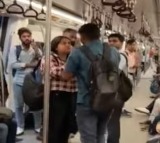 Woman Scolds Slaps Man in Delhi Metro video goes viral