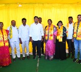 Tadepalli leaders joins TDP under Nara Lokesh presence 