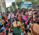 Veeramahila workers were halted by police